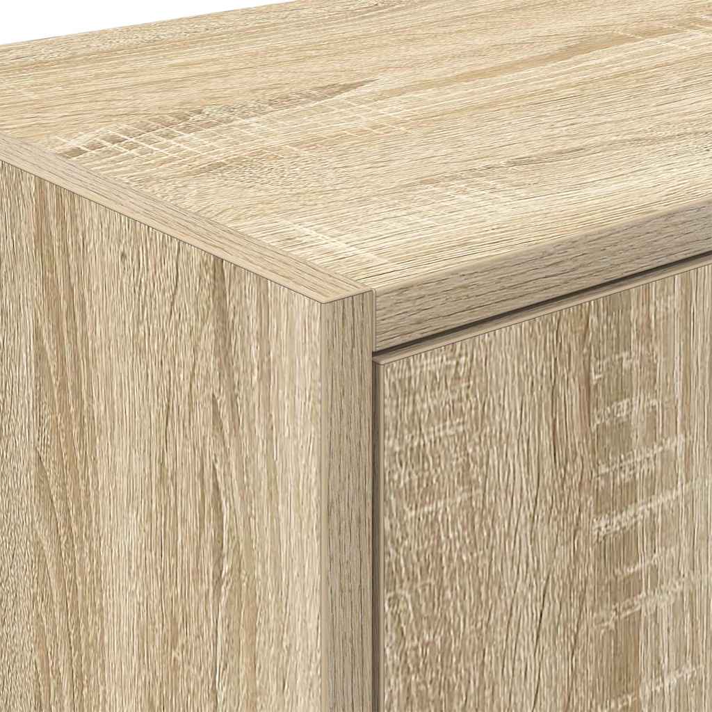 vidaXL Garażowa szafka ścienna Sonoma Oak Drewno klejone