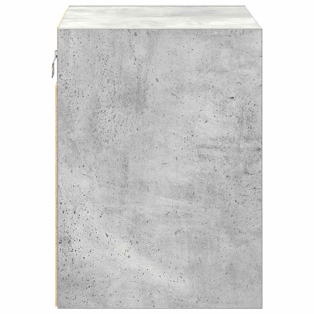 vidaXL Garażowe szafki ścienne 2 szt. Beton Szary Drewno klejone