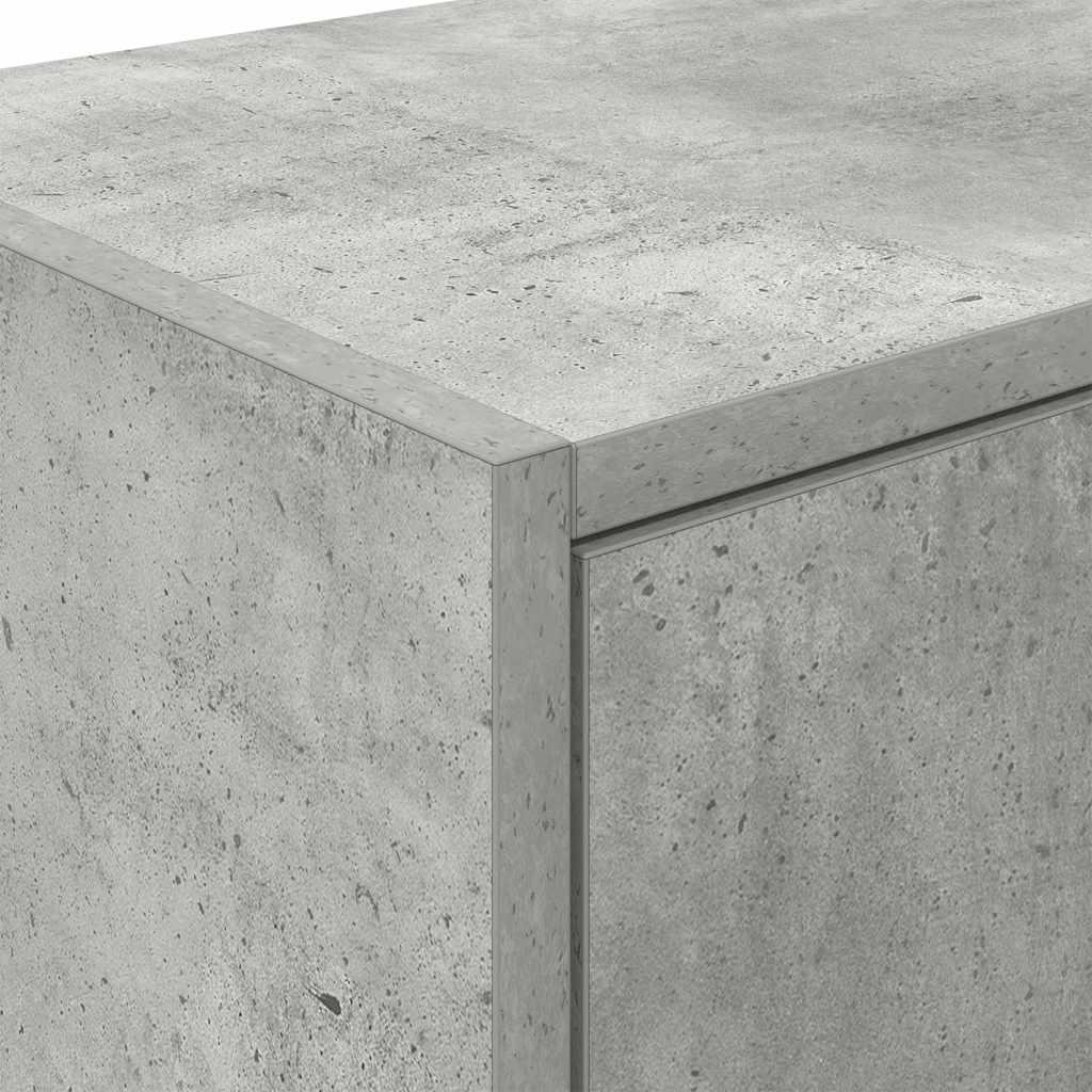 vidaXL Garażowe szafki ścienne 2 szt. Beton Szary Drewno klejone
