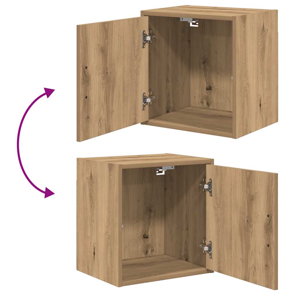 vidaXL Garażowa szafka ścienna Artisan Oak Drewno klejone