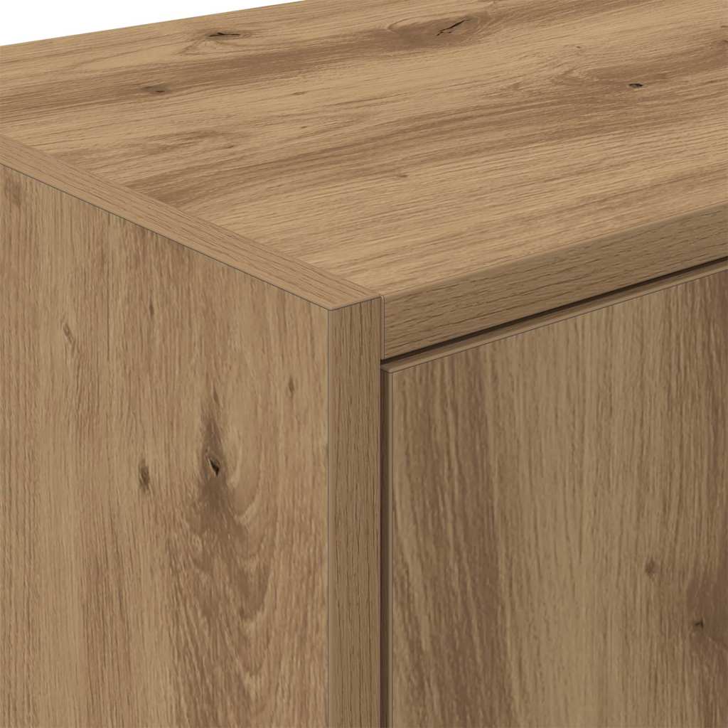 vidaXL Garażowa szafka ścienna Artisan Oak Drewno klejone