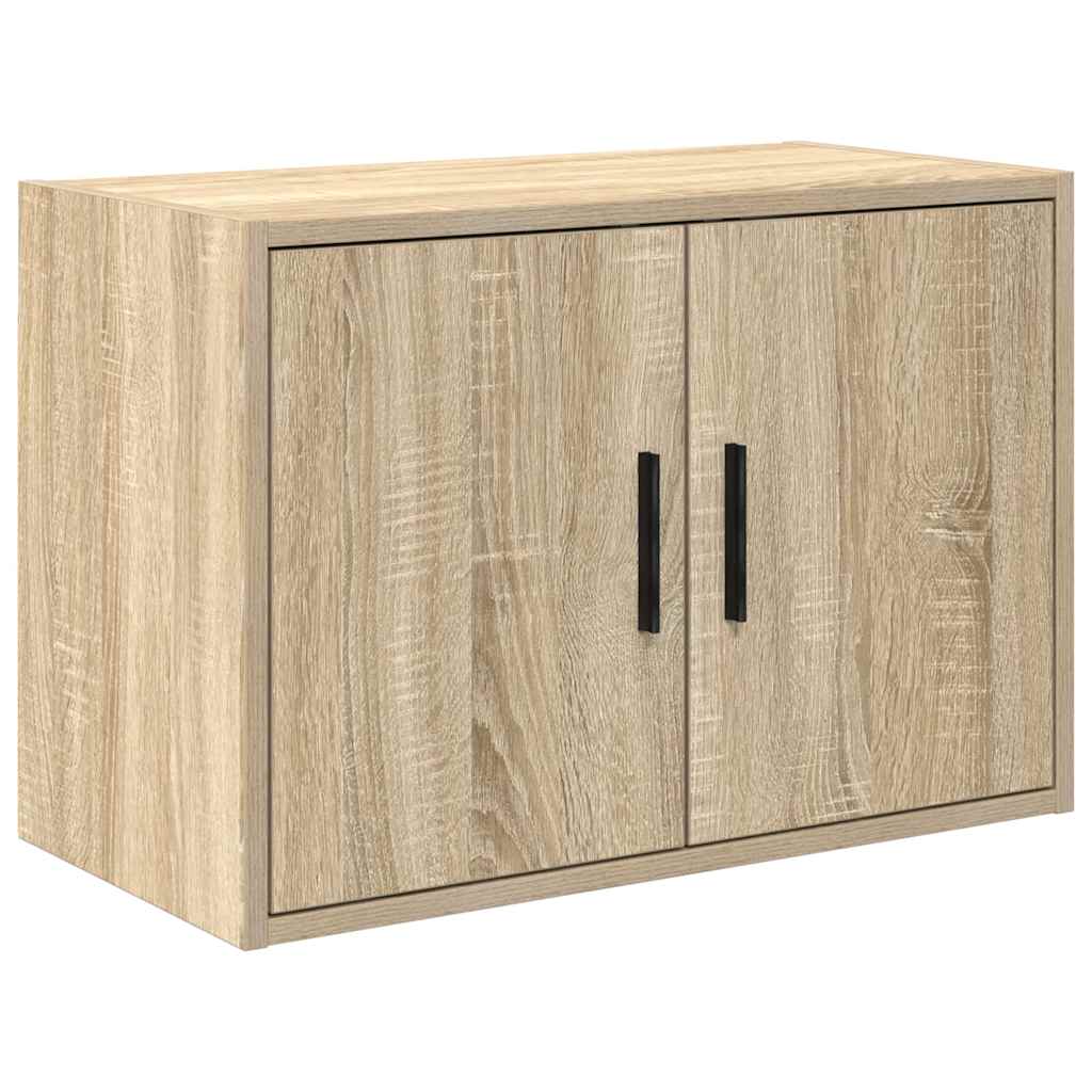 vidaXL Garażowa szafka ścienna Sonoma Oak Drewno klejone