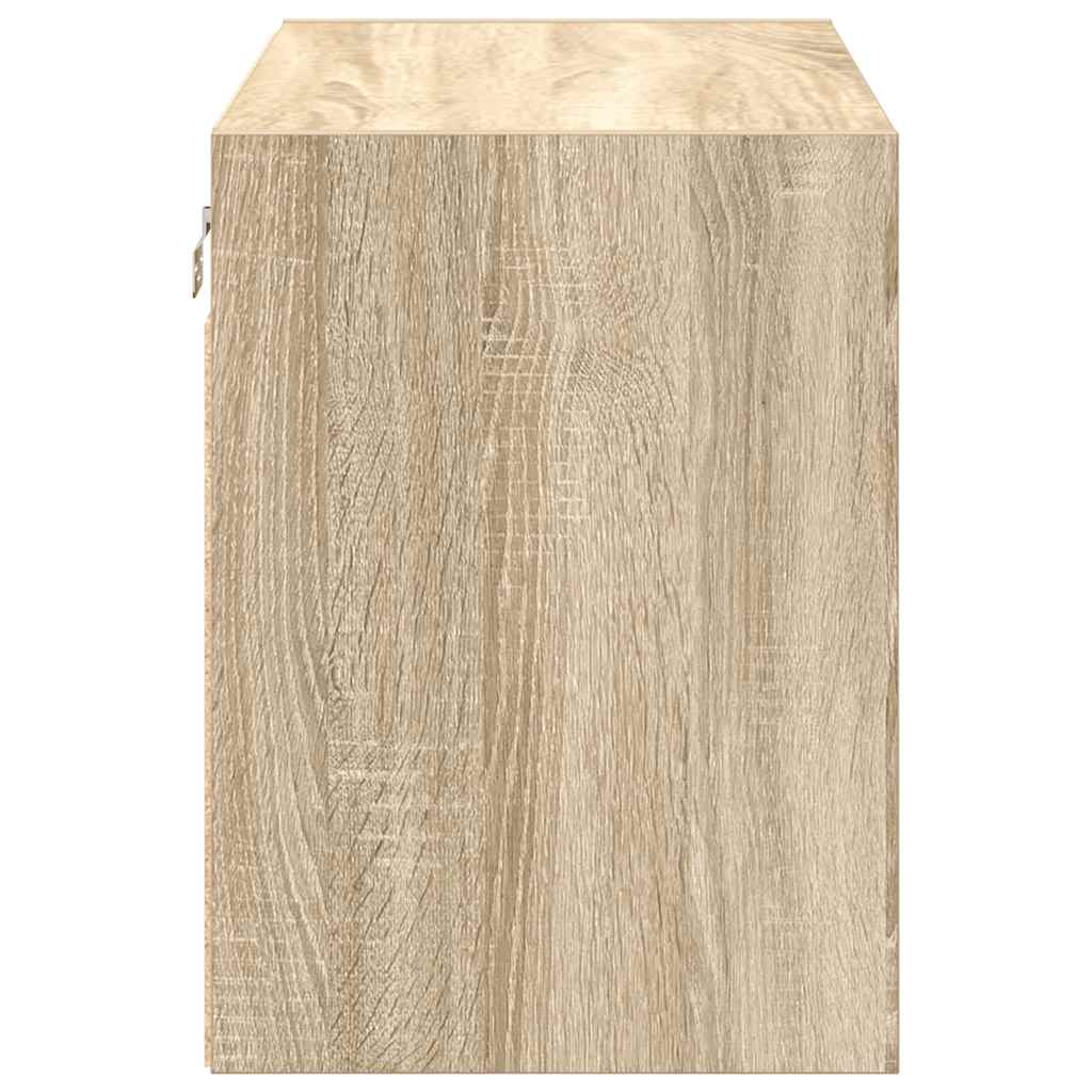 vidaXL Garażowa szafka ścienna Sonoma Oak Drewno klejone