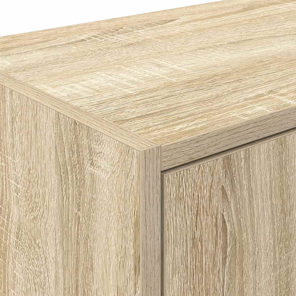 vidaXL Garażowa szafka ścienna Sonoma Oak Drewno klejone