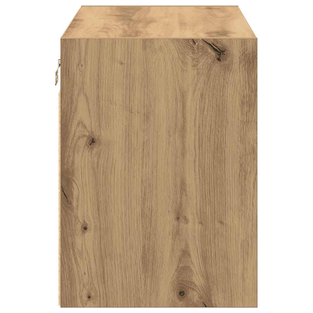vidaXL Garażowa szafka ścienna Artisan Oak Drewno klejone