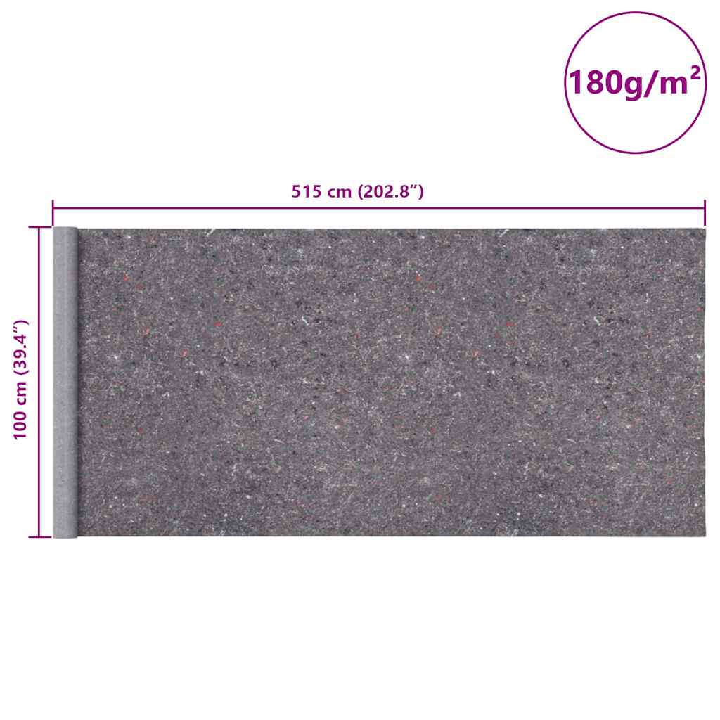 vidaXL Polar malarski antypoślizgowy 5 m 180 g/m² Szary