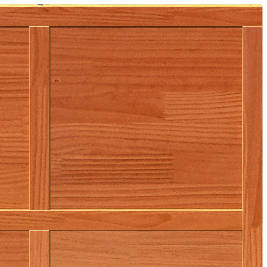 vidaXL Drzwi do stodoły Sosna woskowana 90 x 208 cm