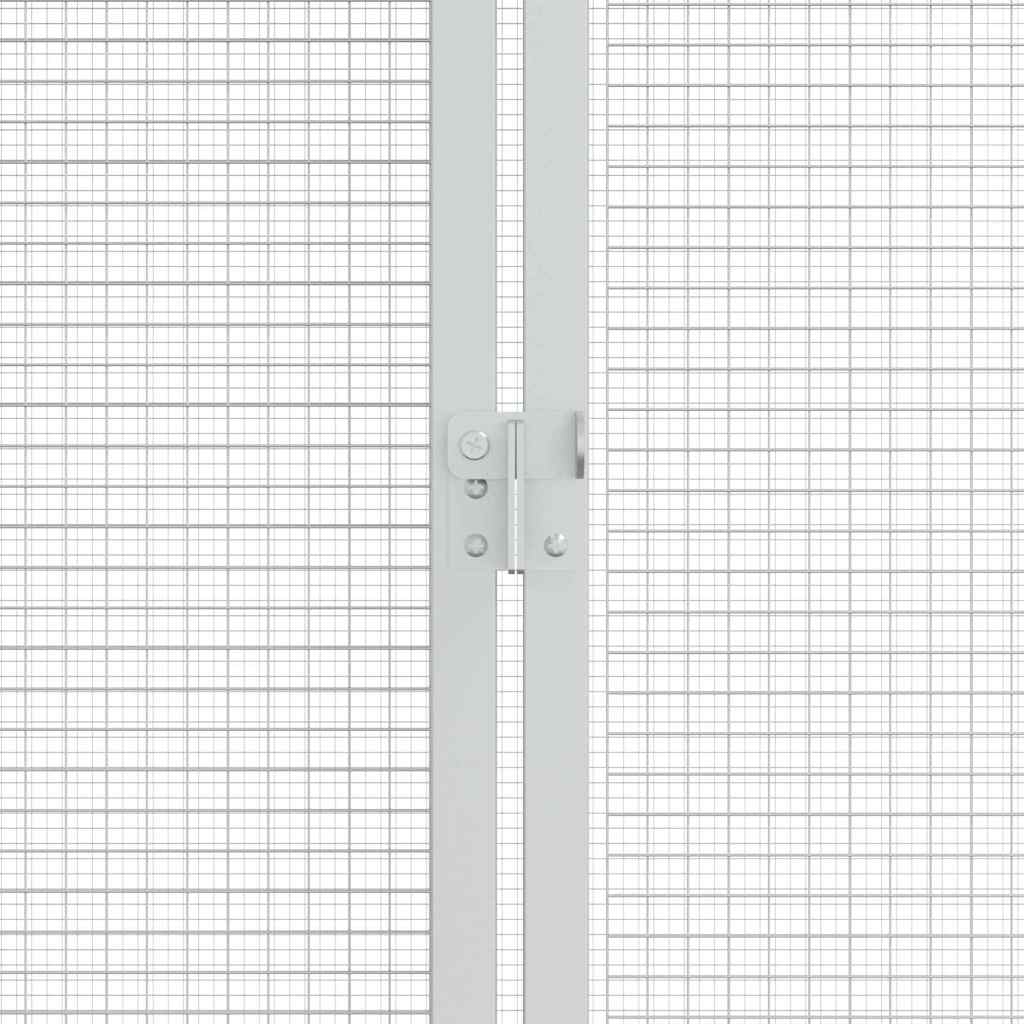 vidaXL Klatka dla ptaków z przechowywaniem Antracyt 210 x 304 x 213 cm