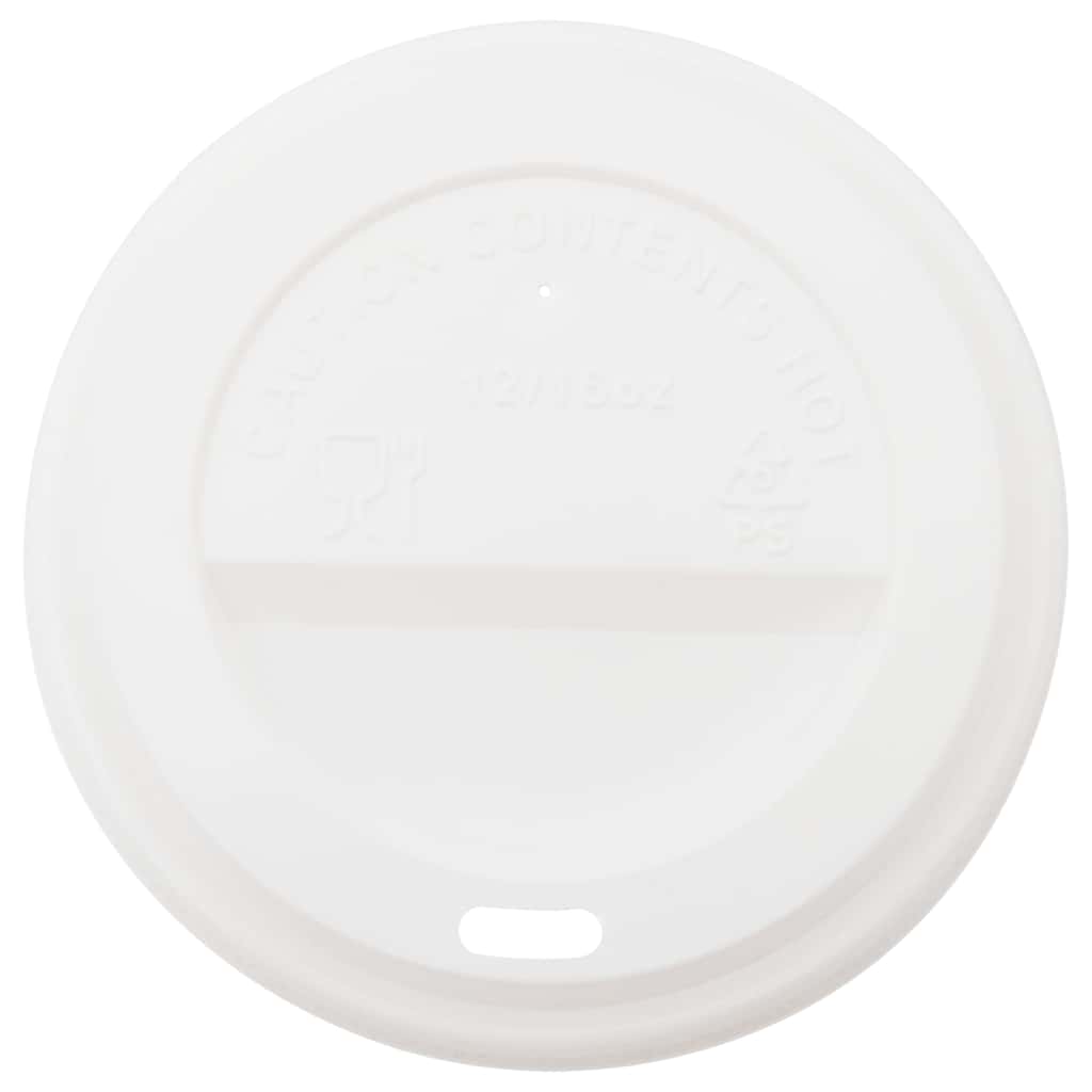 vidaXL Papierowe kubki z pokrywkami, 1000 szt., 4oz, 100ml