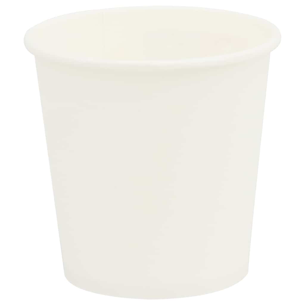 vidaXL Papierowe kubki z pokrywkami, 1000 szt., 4oz, 100ml