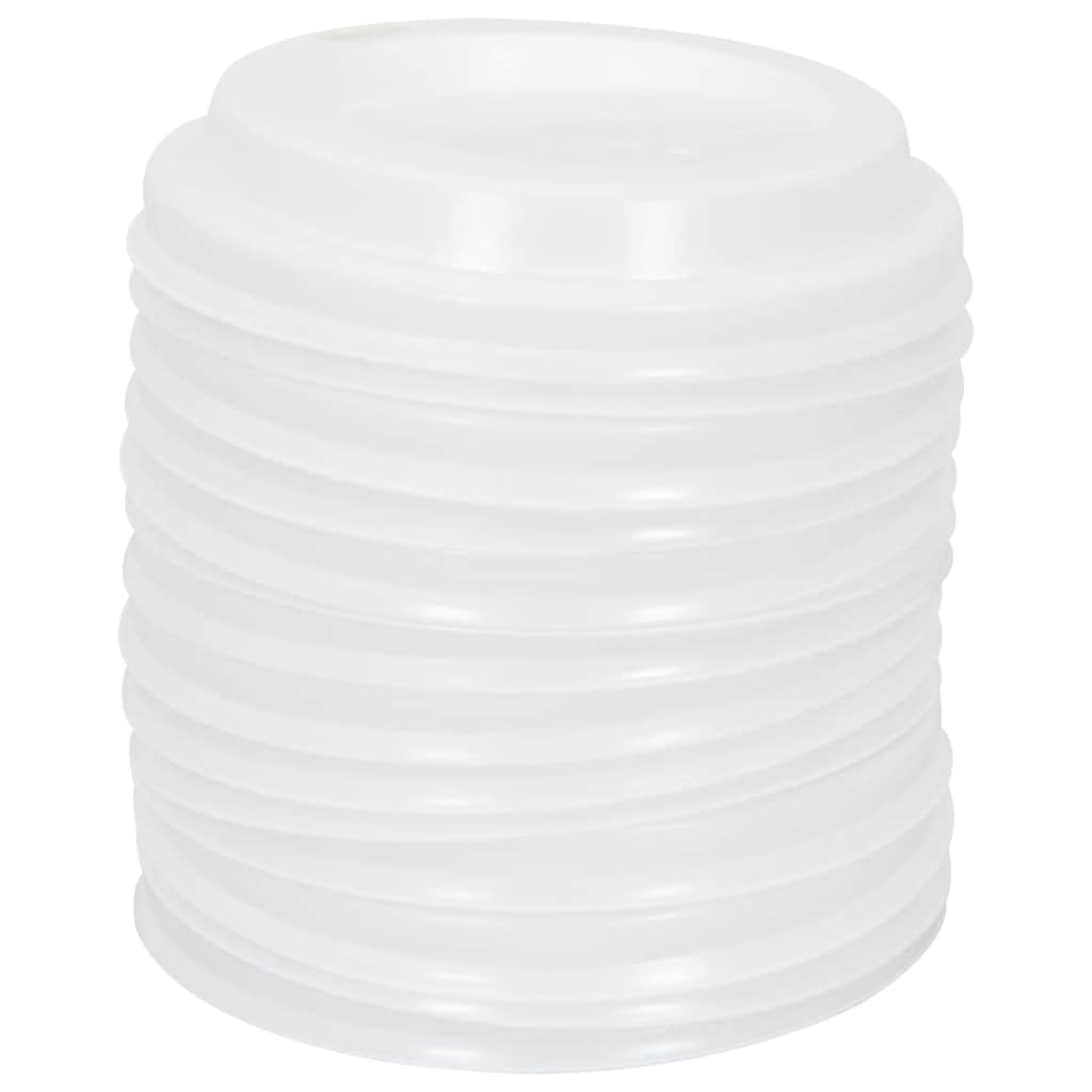vidaXL Papierowe kubki z pokrywkami, 1000 szt., 4oz, 100ml