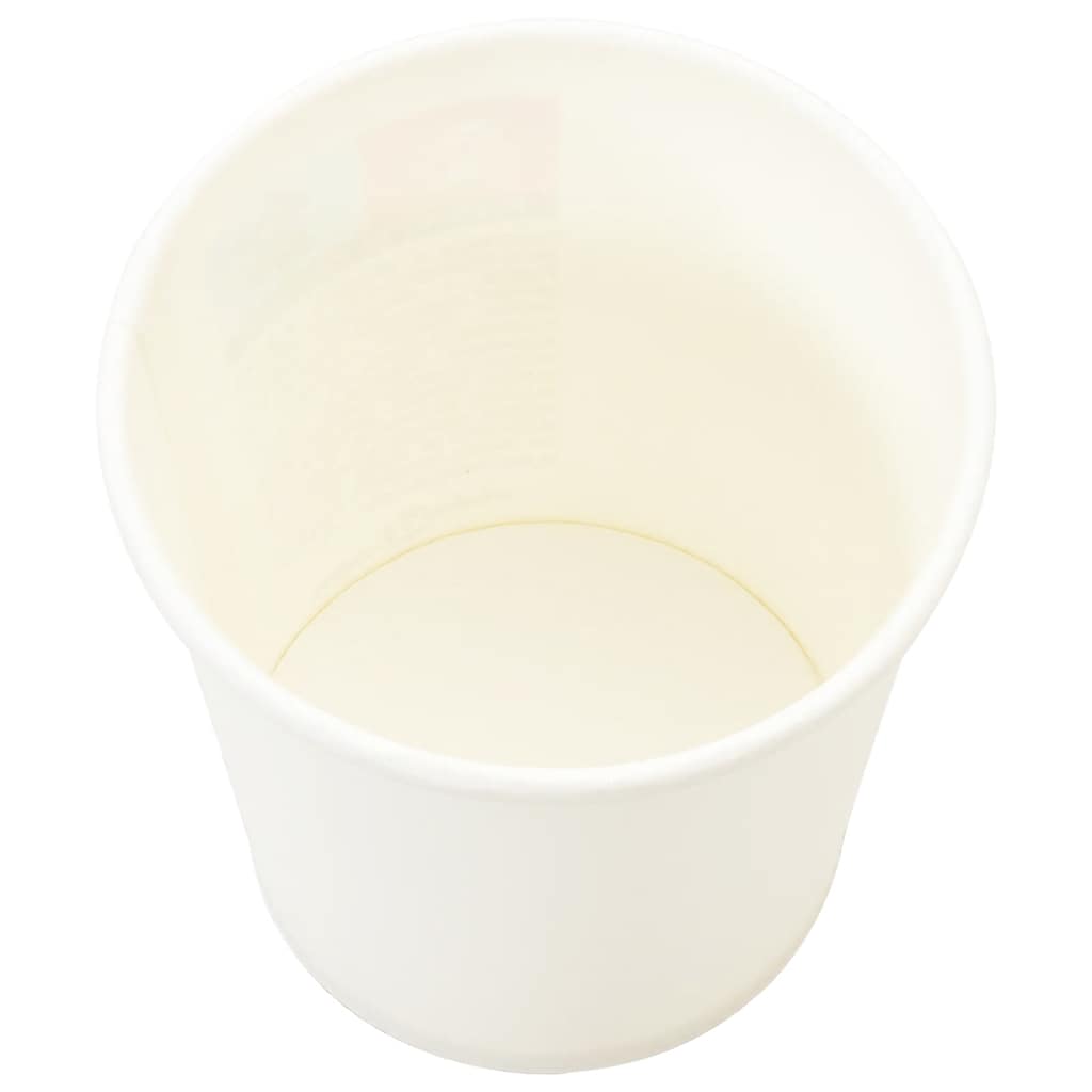 vidaXL Papierowe kubki z pokrywkami, 1000 szt., 4oz, 100ml