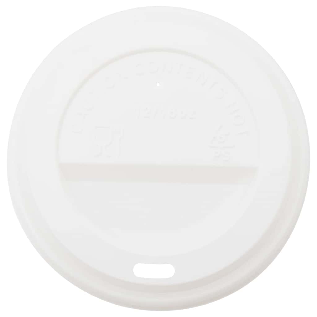 vidaXL Papierowe kubki z pokrywkami, 1000 szt., 12oz, 300ml