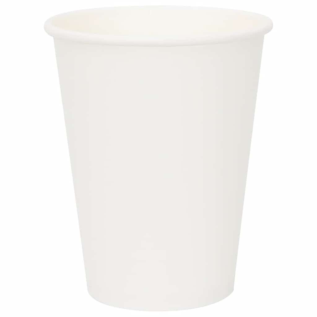 vidaXL Papierowe kubki z pokrywkami, 1000 szt., 12oz, 300ml
