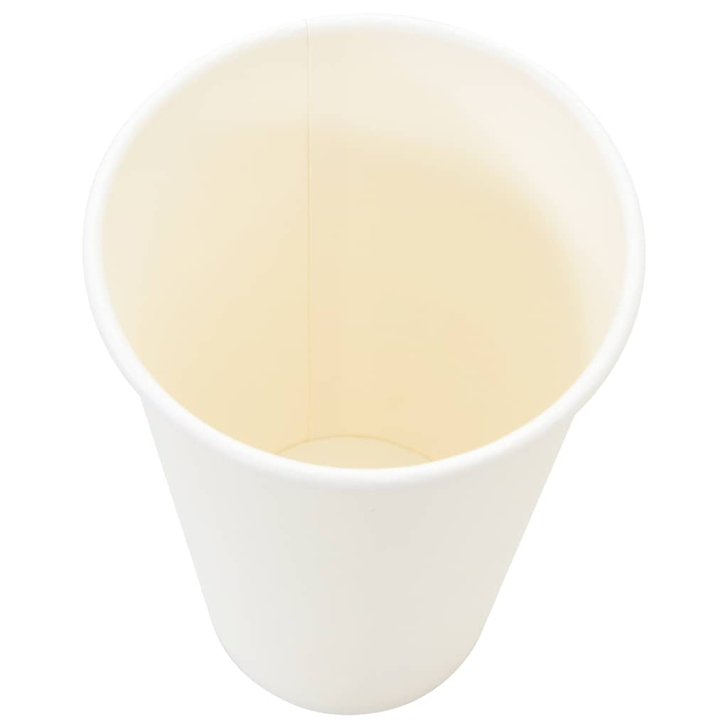 vidaXL Papierowe kubki z pokrywkami, 1000 szt., 16oz, 400ml