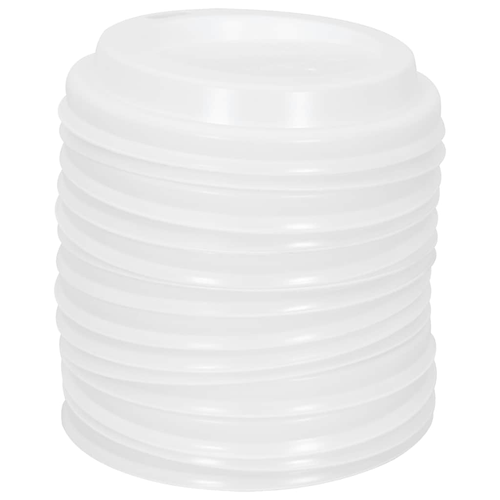 vidaXL Papierowe kubki z pokrywkami, 1000 szt., 4oz, 100ml