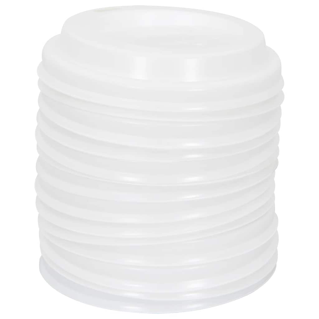vidaXL Papierowe kubki z pokrywkami, 1000 szt., 4oz, 100ml