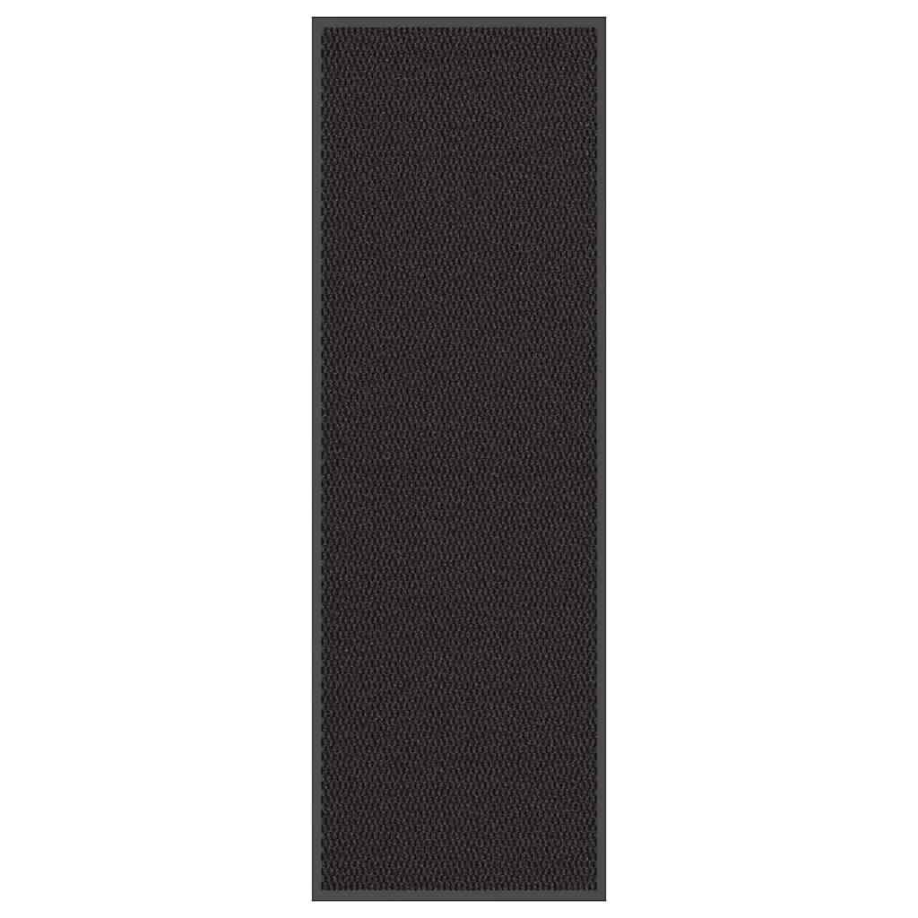 vidaXL Wycieraczka Czarna 60x180 cm