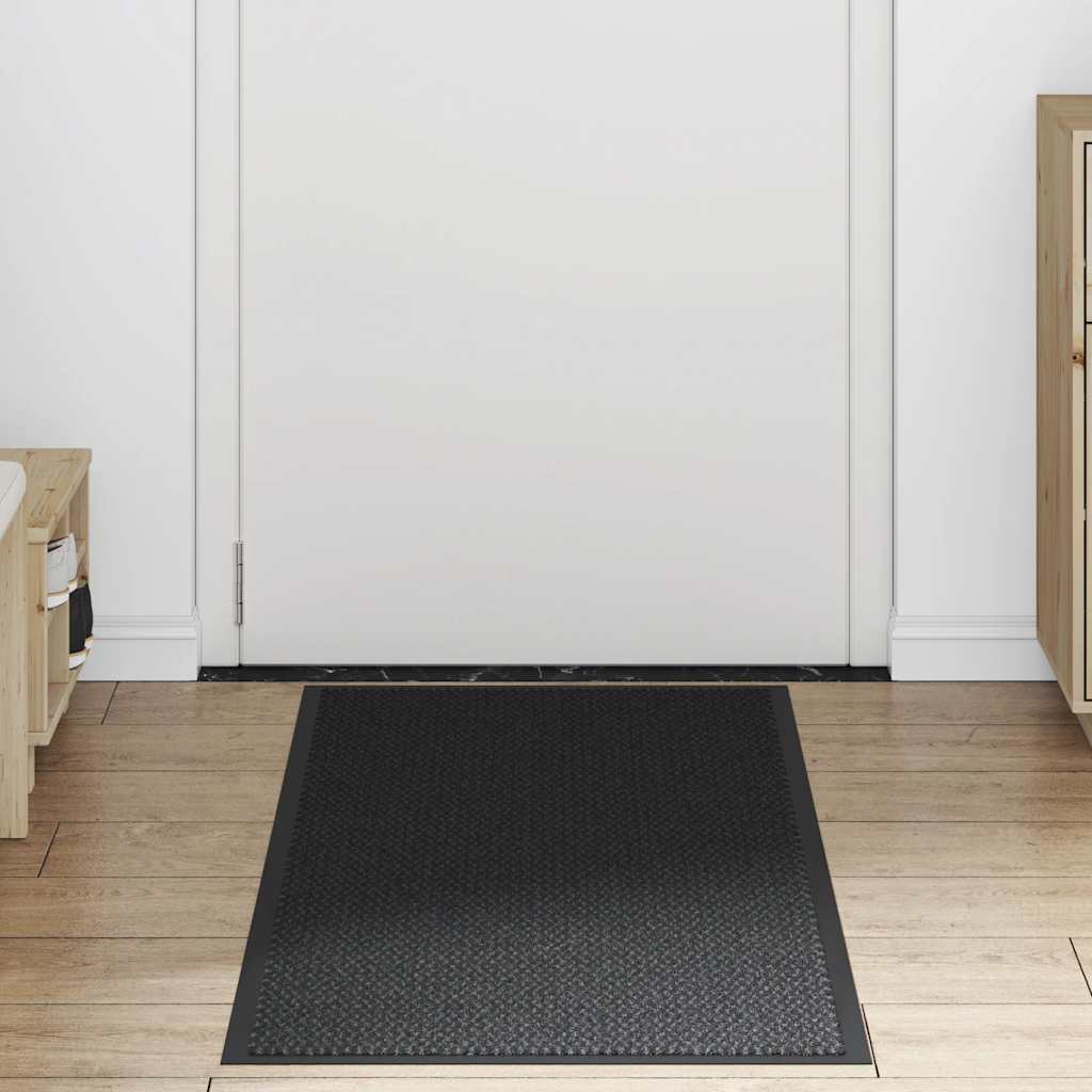 vidaXL Wycieraczka Czarna 60x180 cm