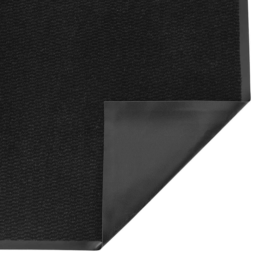 vidaXL Wycieraczka Czarna 115x500 cm