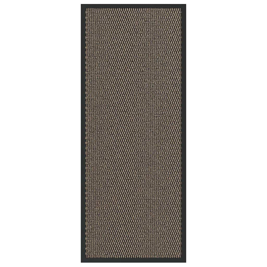vidaXL Wycieraczka Brązowa 60x150 cm