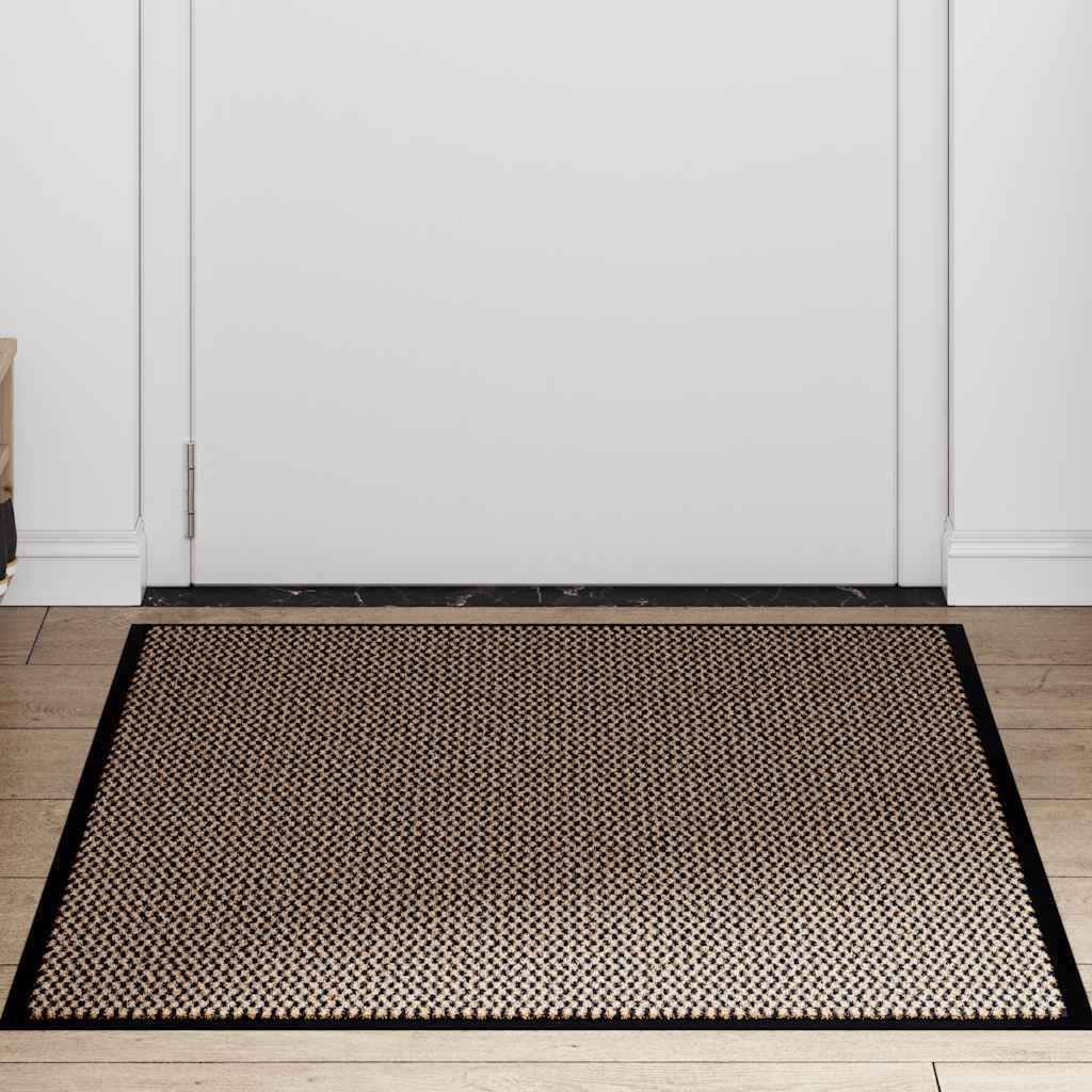 vidaXL Wycieraczka Brązowa 90x150 cm