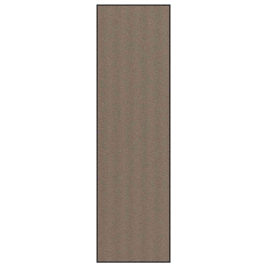 vidaXL Wycieraczka Brązowa 115x400 cm