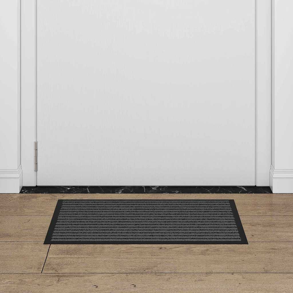 vidaXL Dywanik wejściowy Czarny 40 x 60 cm polipropylen