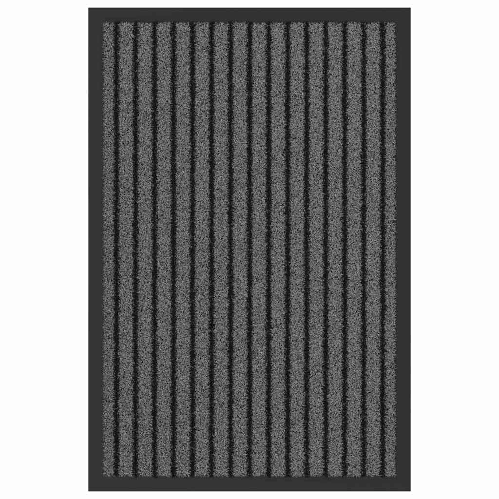 vidaXL Dywanik wejściowy Czarny 40 x 60 cm polipropylen