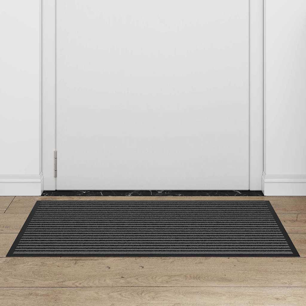 vidaXL Dywanik wejściowy Czarny 60 x 90 cm polipropylen