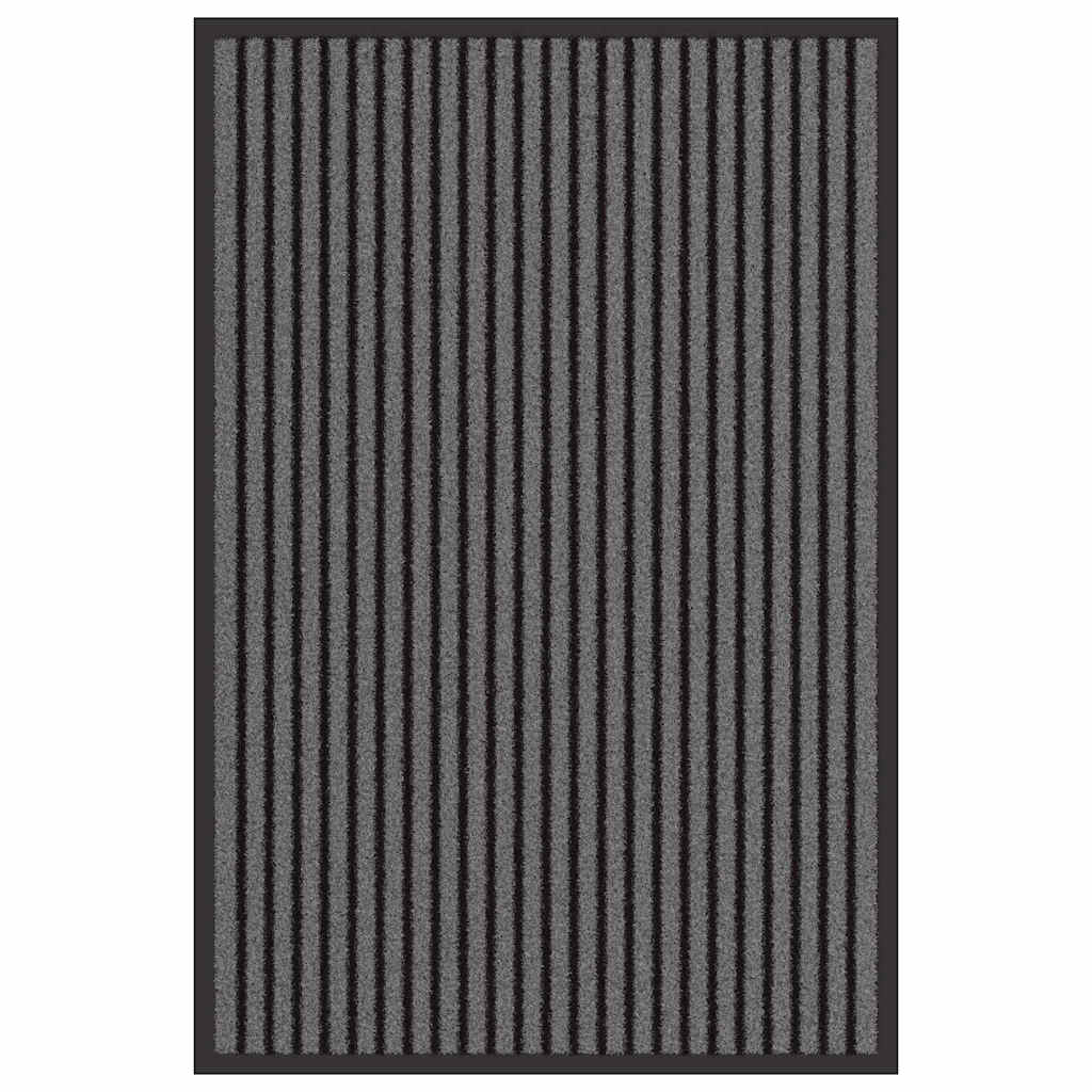 vidaXL Dywanik wejściowy Czarny 60 x 90 cm polipropylen