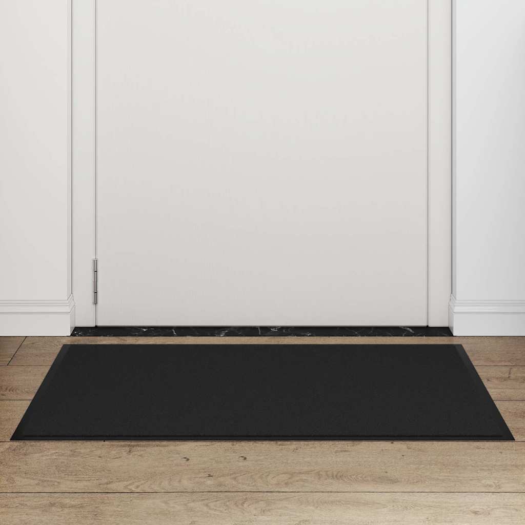 vidaXL Wycieraczka Czarna 60x90 cm