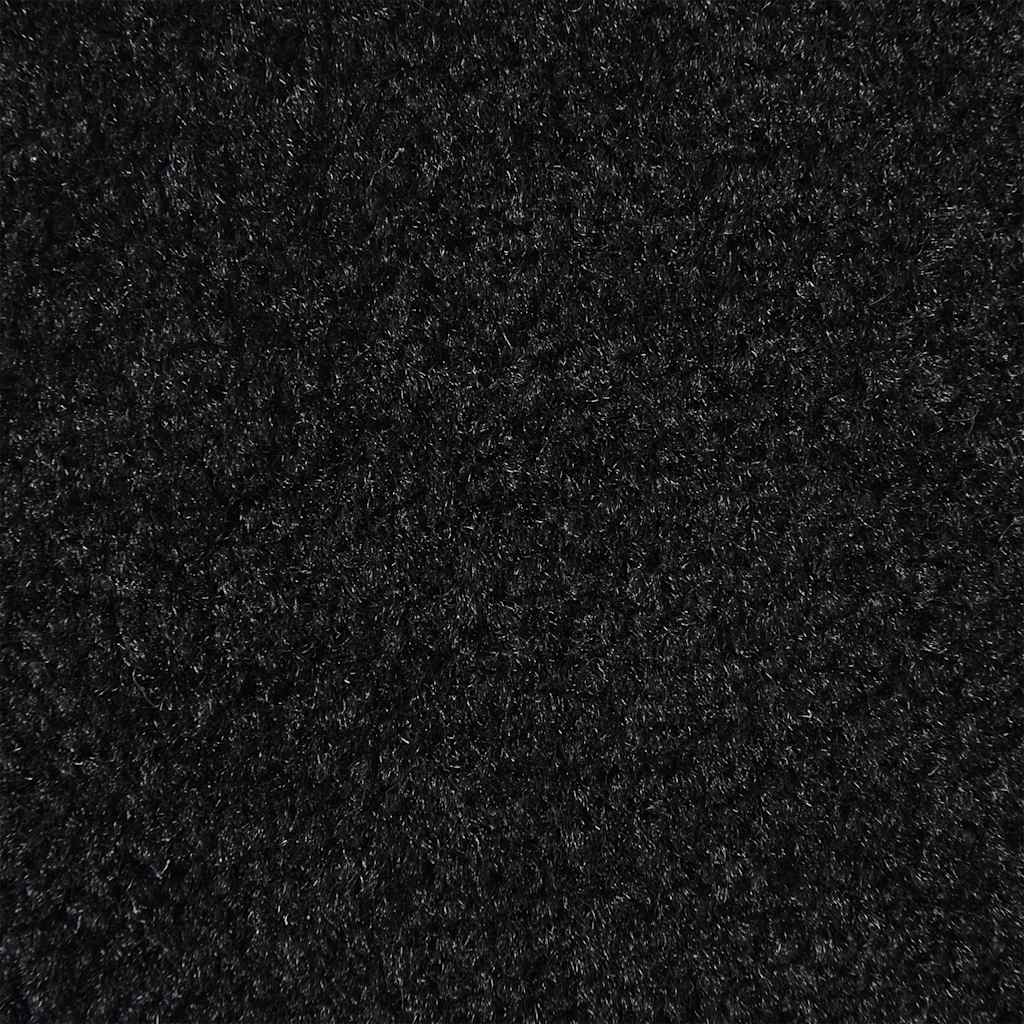 vidaXL Wycieraczka Czarna 60x90 cm