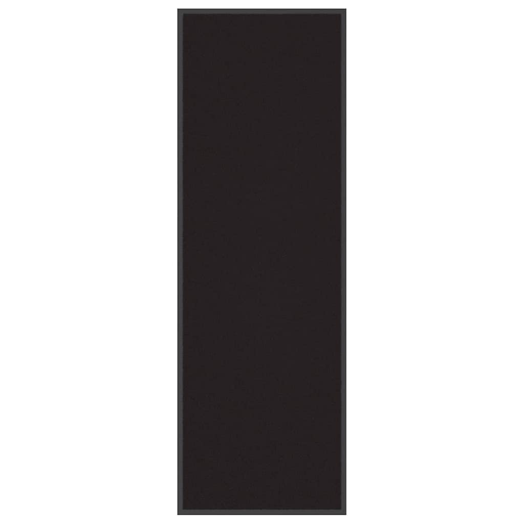 vidaXL Wycieraczka Czarna 60x180 cm