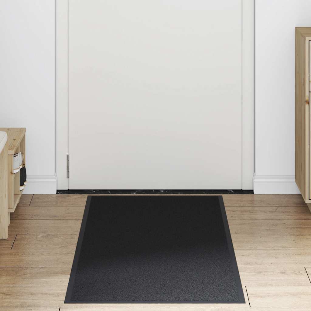 vidaXL Wycieraczka Czarna 60x180 cm