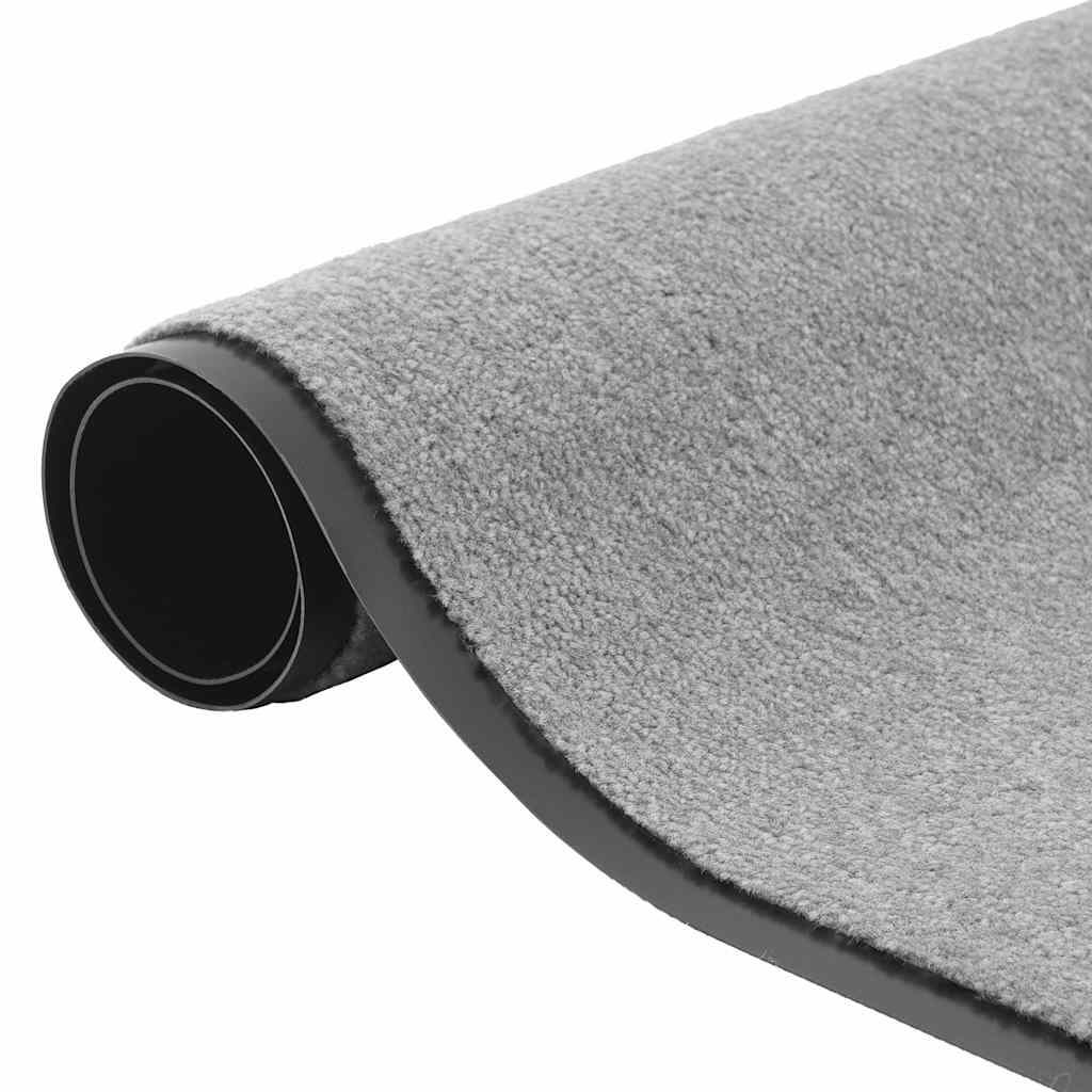 vidaXL Wycieraczka, szara, 90x150 cm