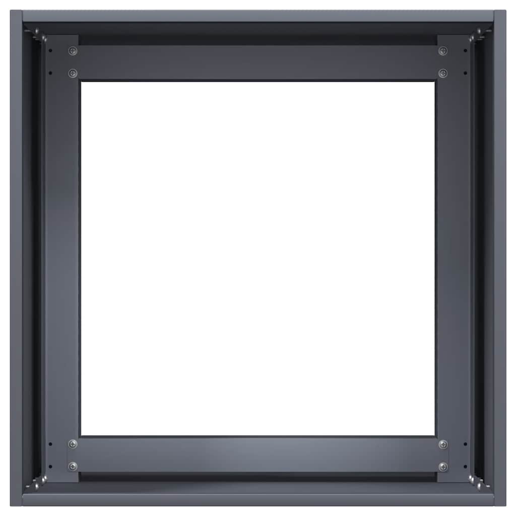 vidaXL Donica, antracytowa, 40x40x40 cm, stal walcowana na zimno