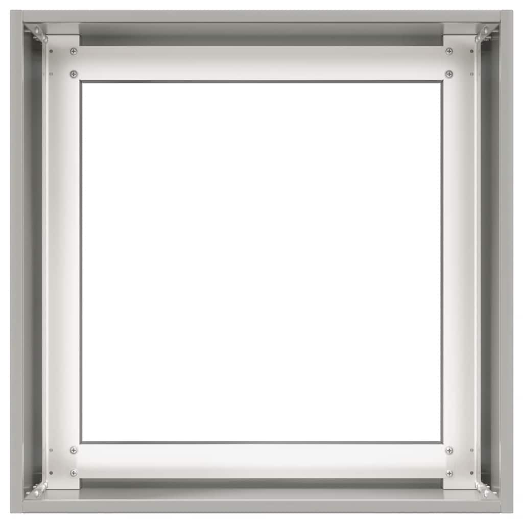 vidaXL Doniczka 40x40x40 cm Stal nierdzewna