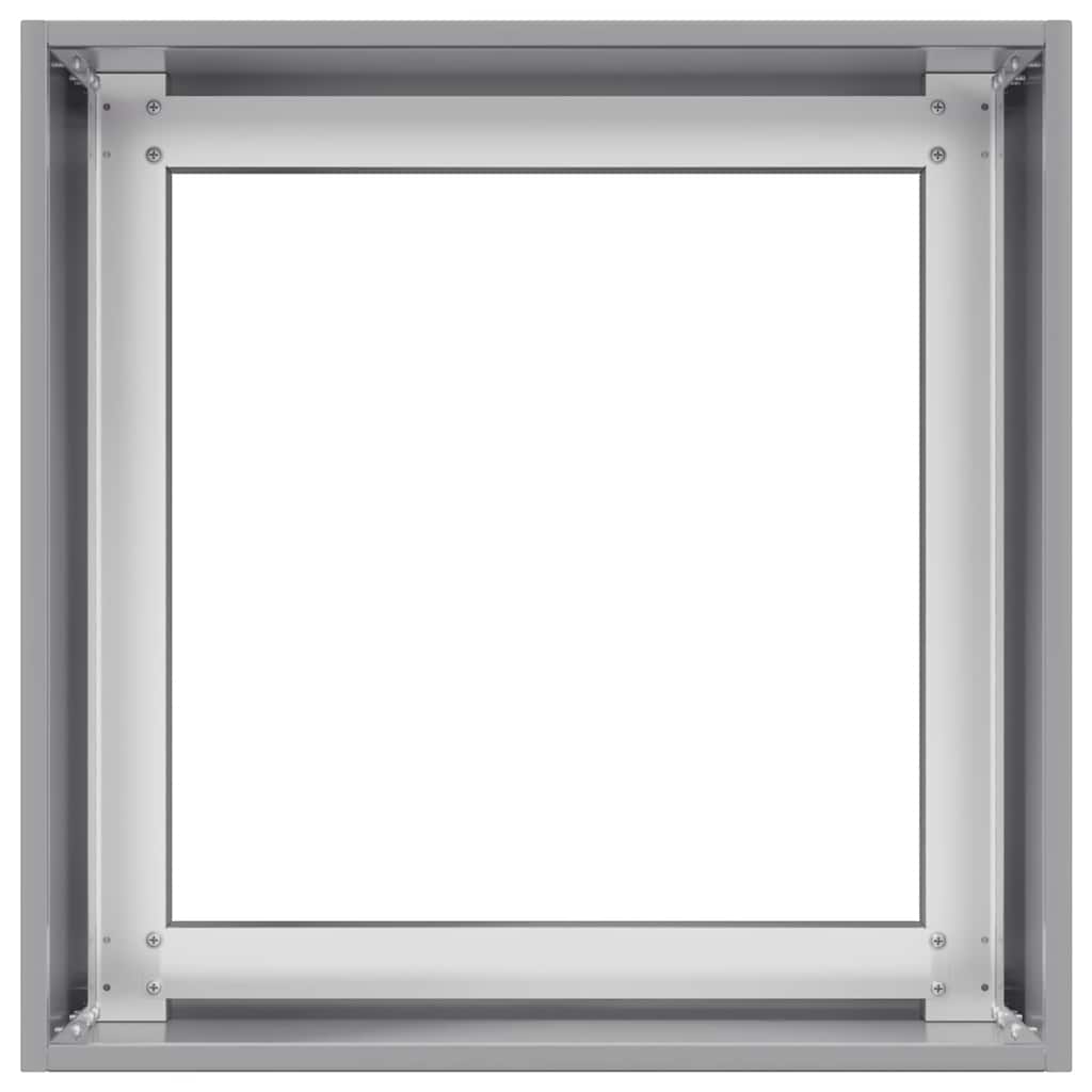 vidaXL Doniczka 40x40x40 cm Stal ocynkowana