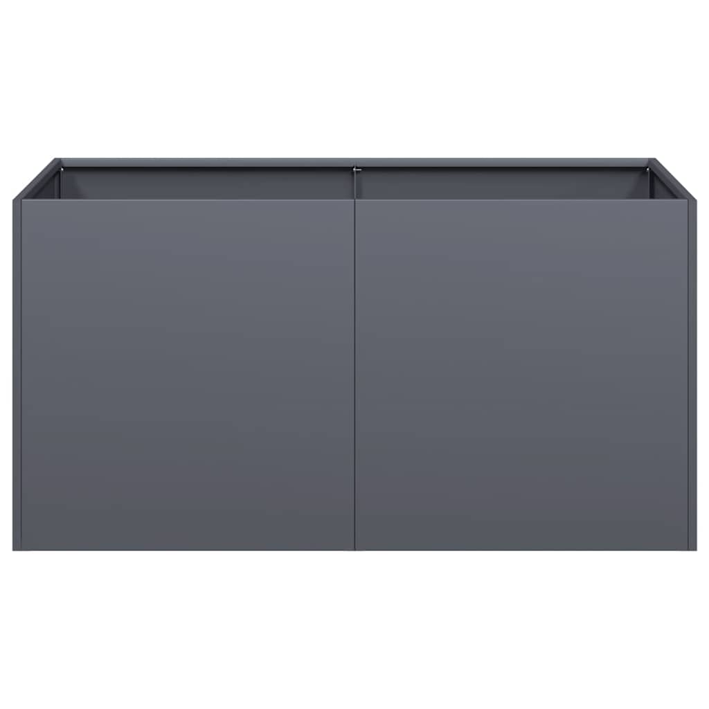 vidaXL Donica, antracytowa, 80x40x40 cm, stal walcowana na zimno
