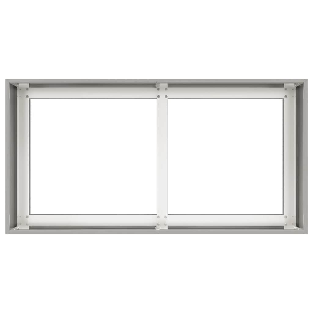 vidaXL Doniczka 80x40x40 cm Stal nierdzewna