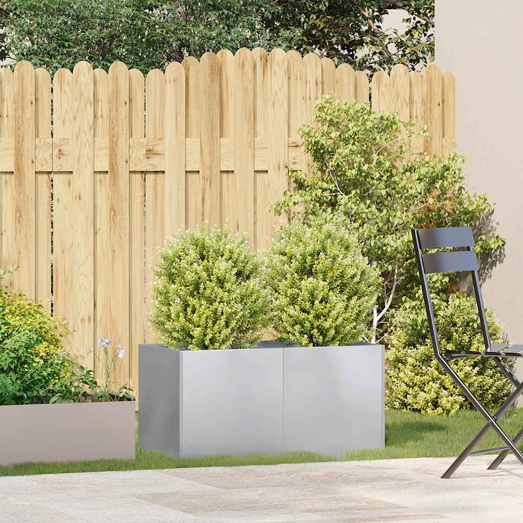vidaXL Doniczka 80x40x40 cm Stal ocynkowana