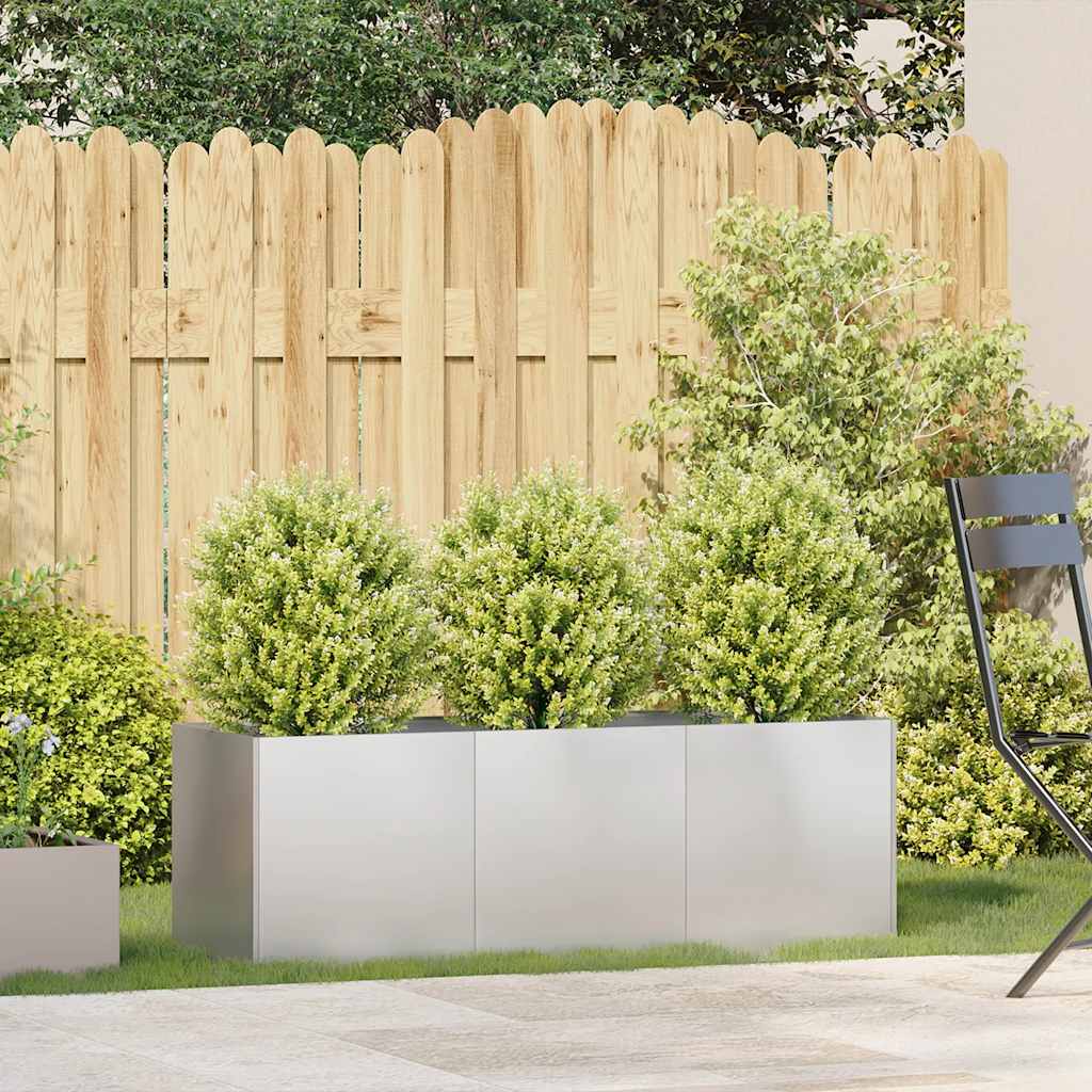 vidaXL Doniczka 120x40x40 cm Stal nierdzewna
