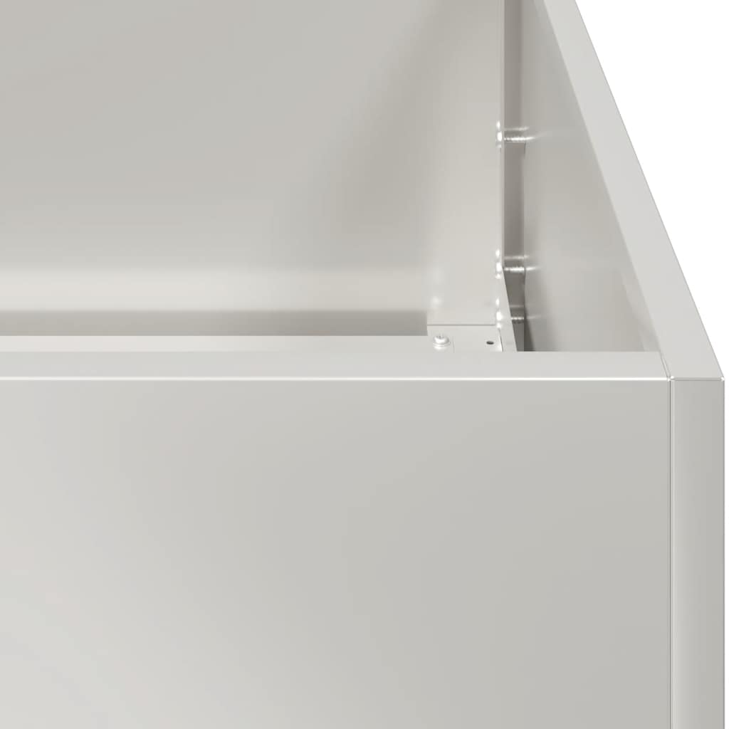 vidaXL Doniczka 120x40x40 cm Stal nierdzewna