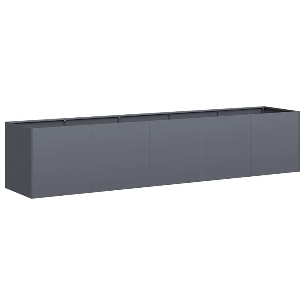 vidaXL Doniczka Antracyt 200x40x40 cm Stal walcowana na zimno