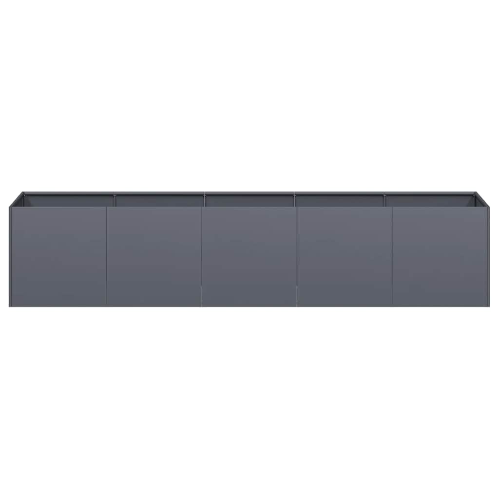 vidaXL Doniczka Antracyt 200x40x40 cm Stal walcowana na zimno