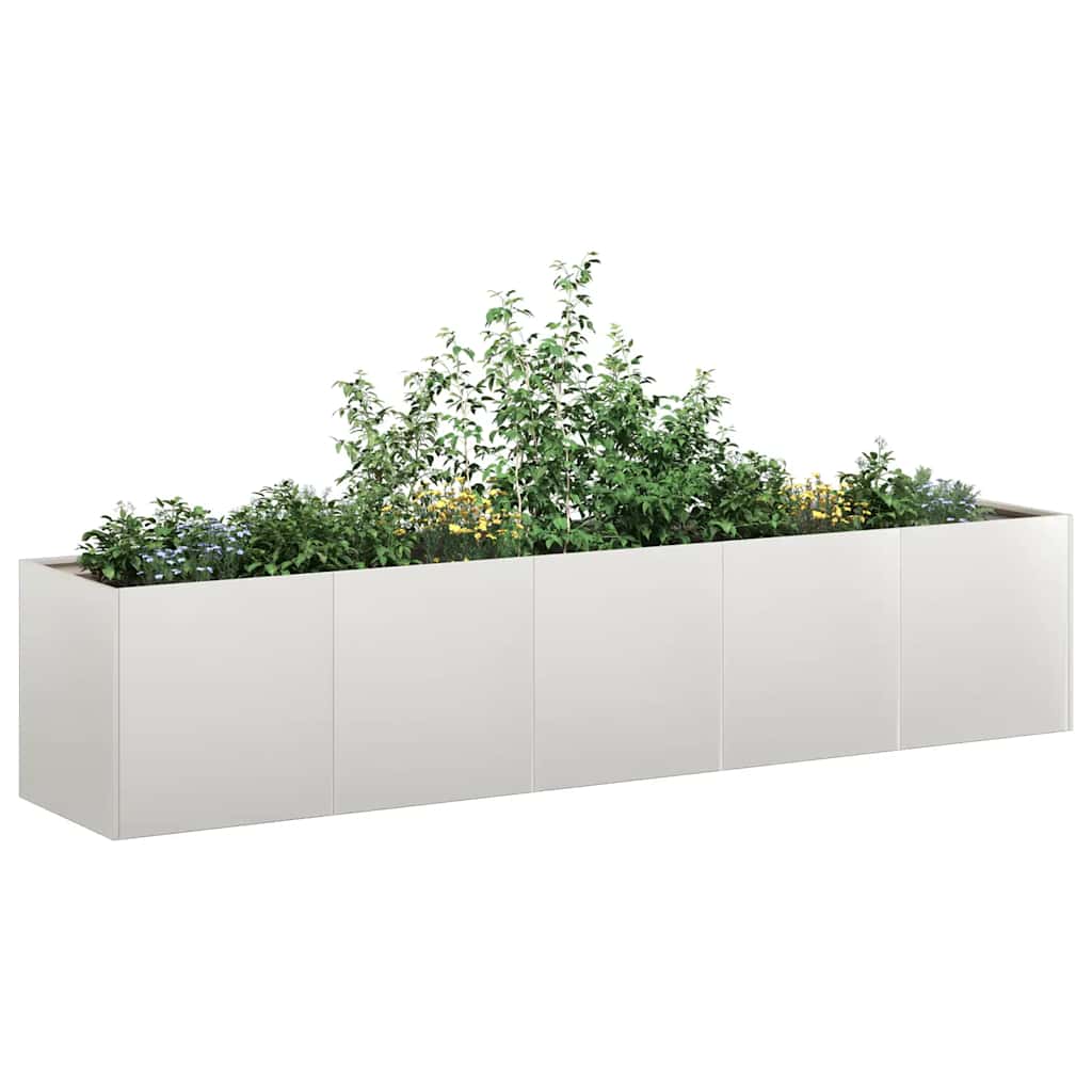 vidaXL Doniczka 200x40x40 cm Stal nierdzewna