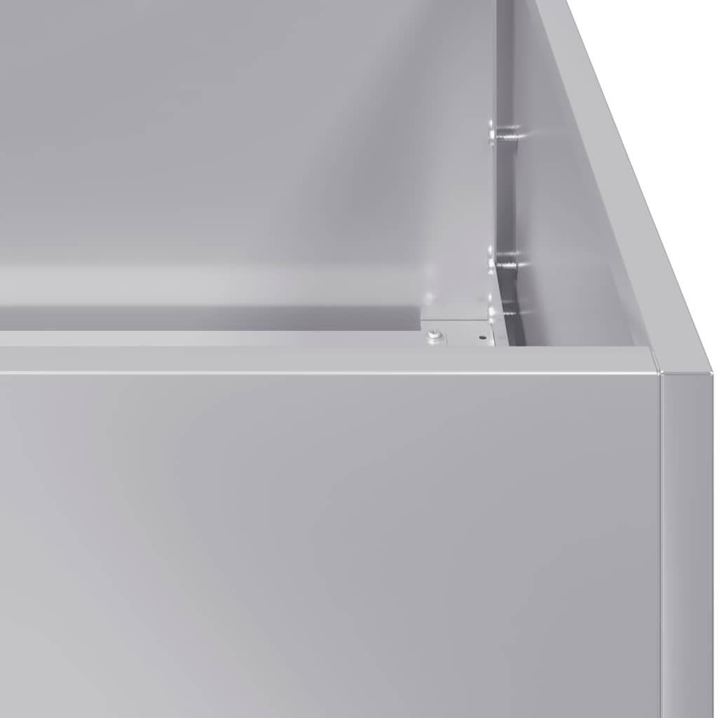 vidaXL Doniczka 200x40x40 cm Stal ocynkowana