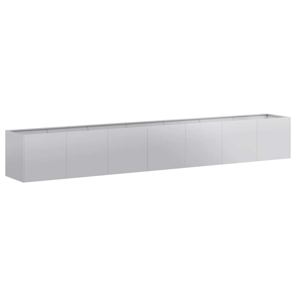 vidaXL Doniczka 280x40x40 cm Stal ocynkowana