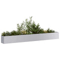 vidaXL Doniczka 360x40x40 cm Stal ocynkowana